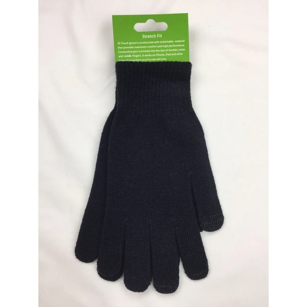 Gloves EZ-Touch Women's M Stretch Touch Screen Compatible iPhones iPads Etc New